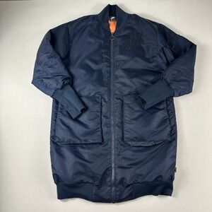 Nike NSW‎ Parka Bomber Jacket Obsidian Women's XS Full Zip 932049 475